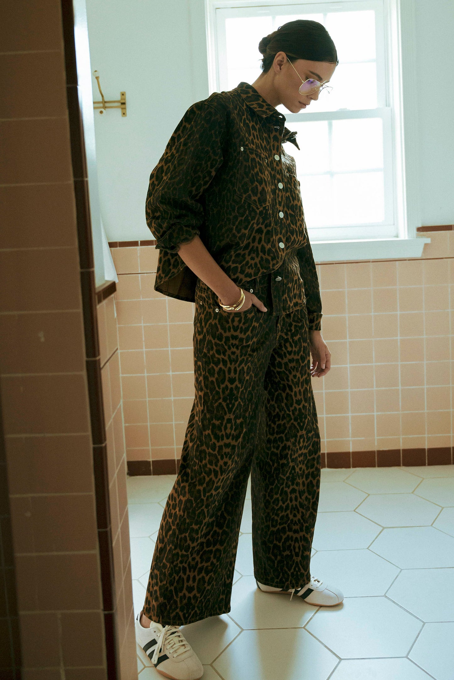 Pre-Order Leopard Denim Pants