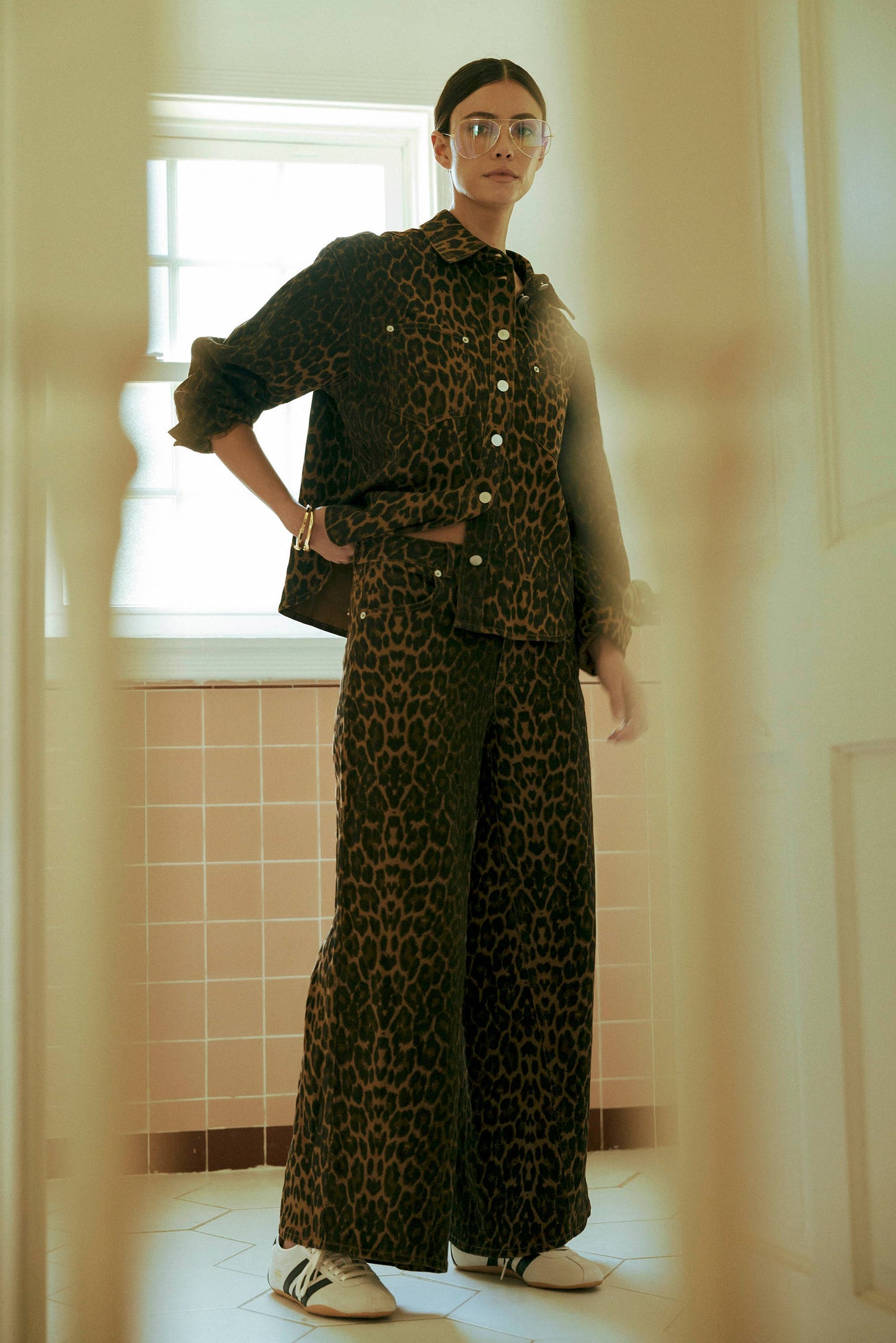 Pre-Order Leopard Denim Pants