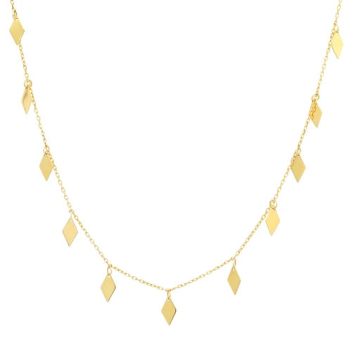 14K Gold Charm Necklace