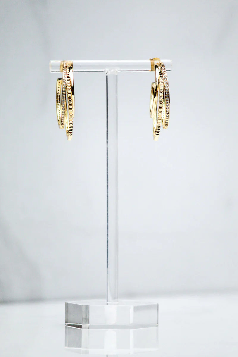 Triple Threat Earrings