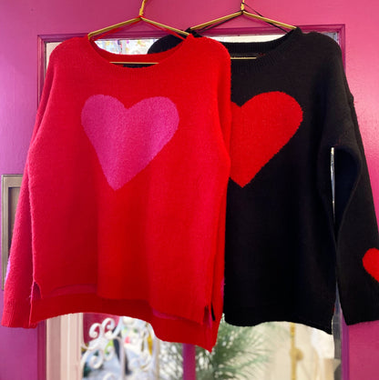 Heart Shaped Box Knit Sweater