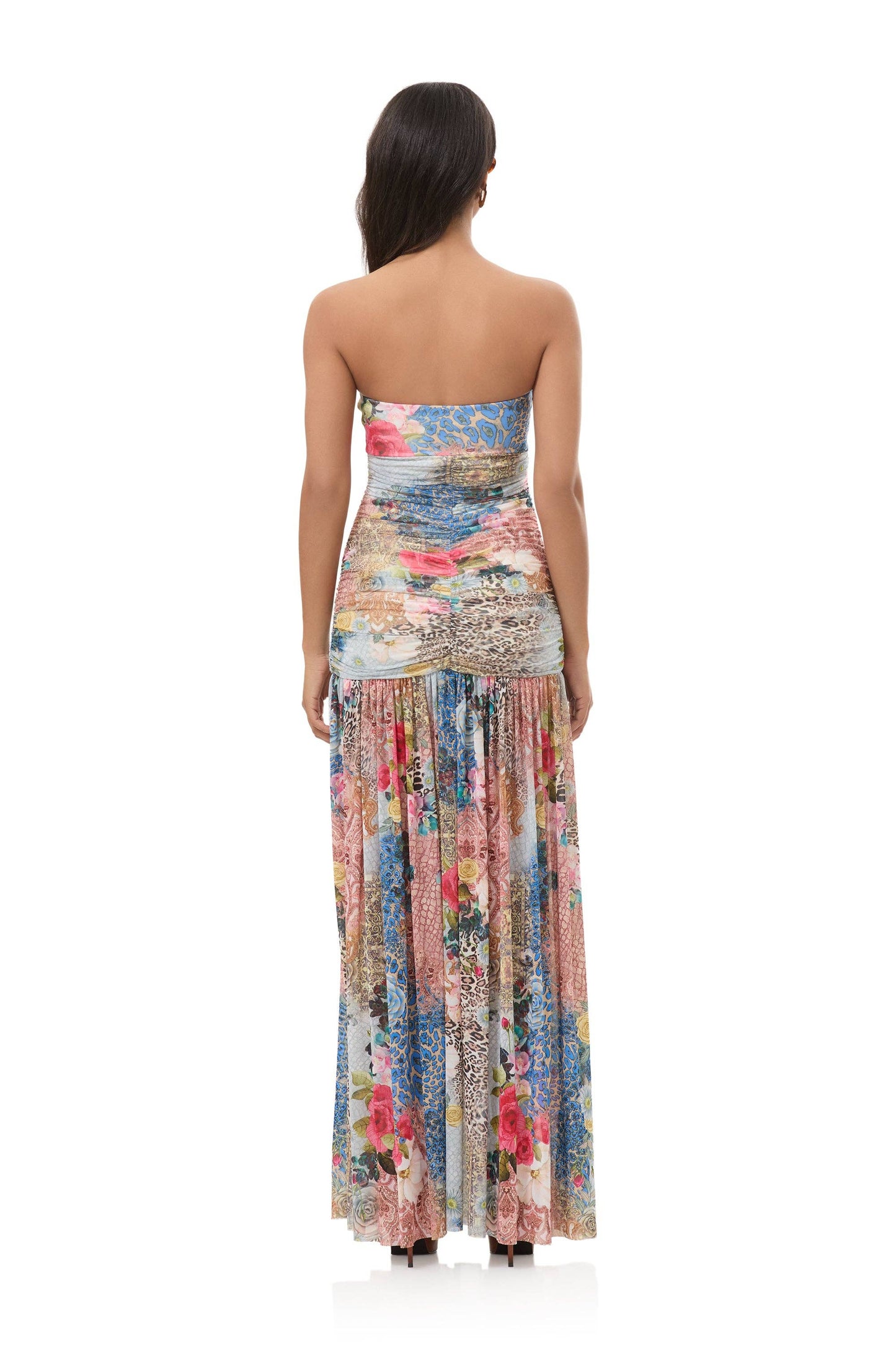 Denise Dress - Iris Patchwork