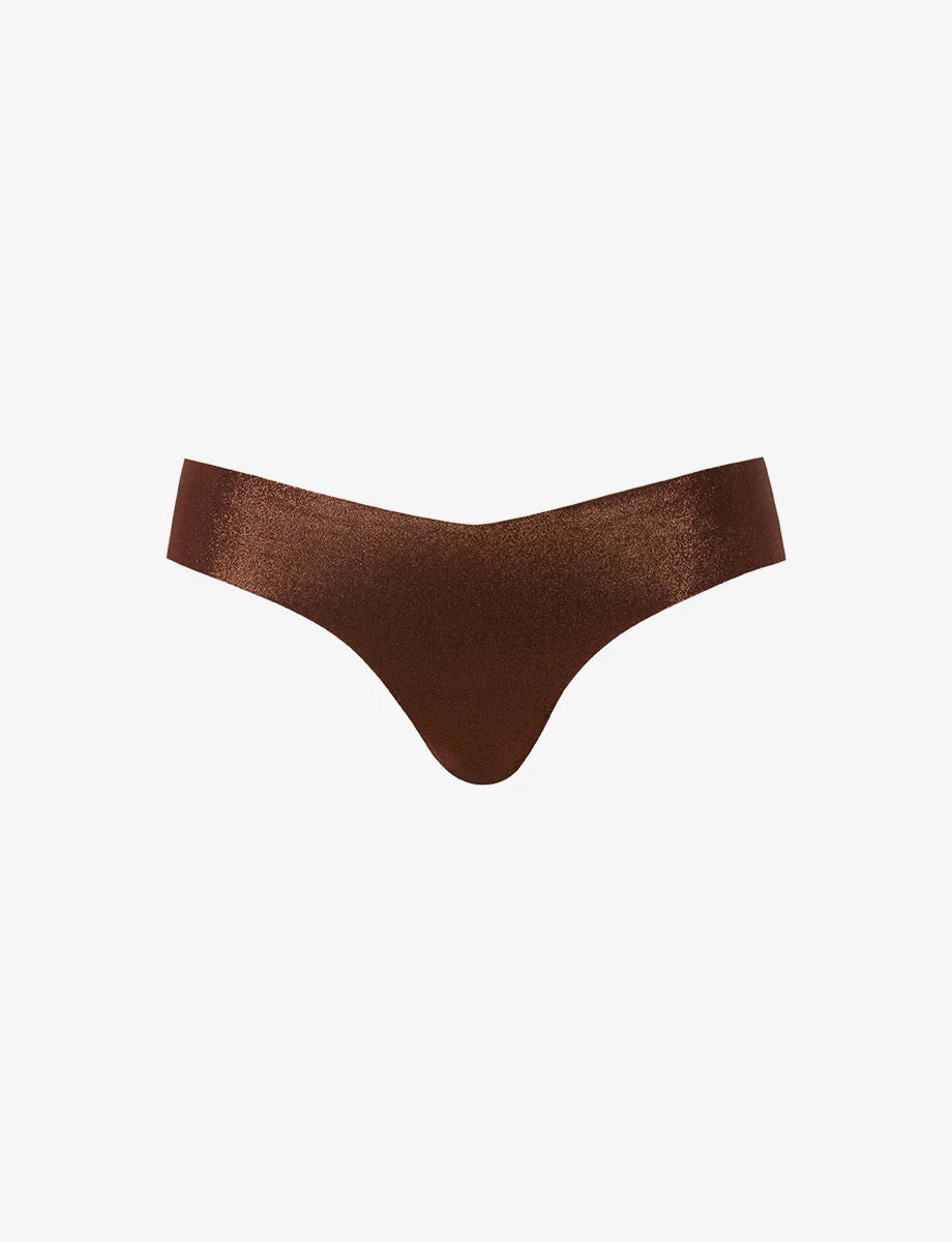 Copper Shimmer Thong