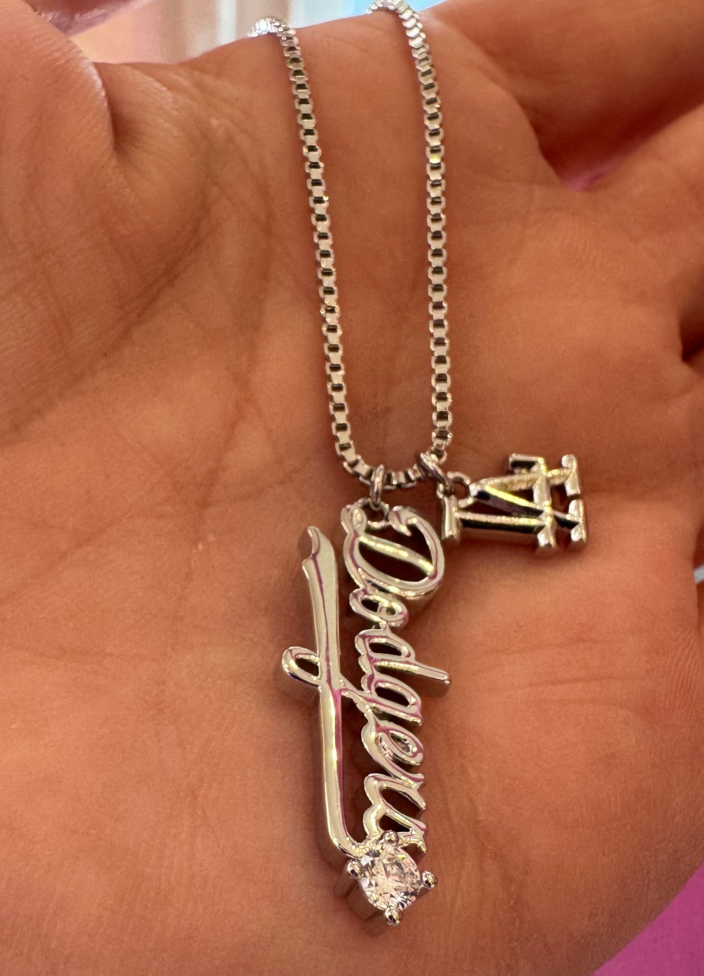 Layered Dodgers Necklace