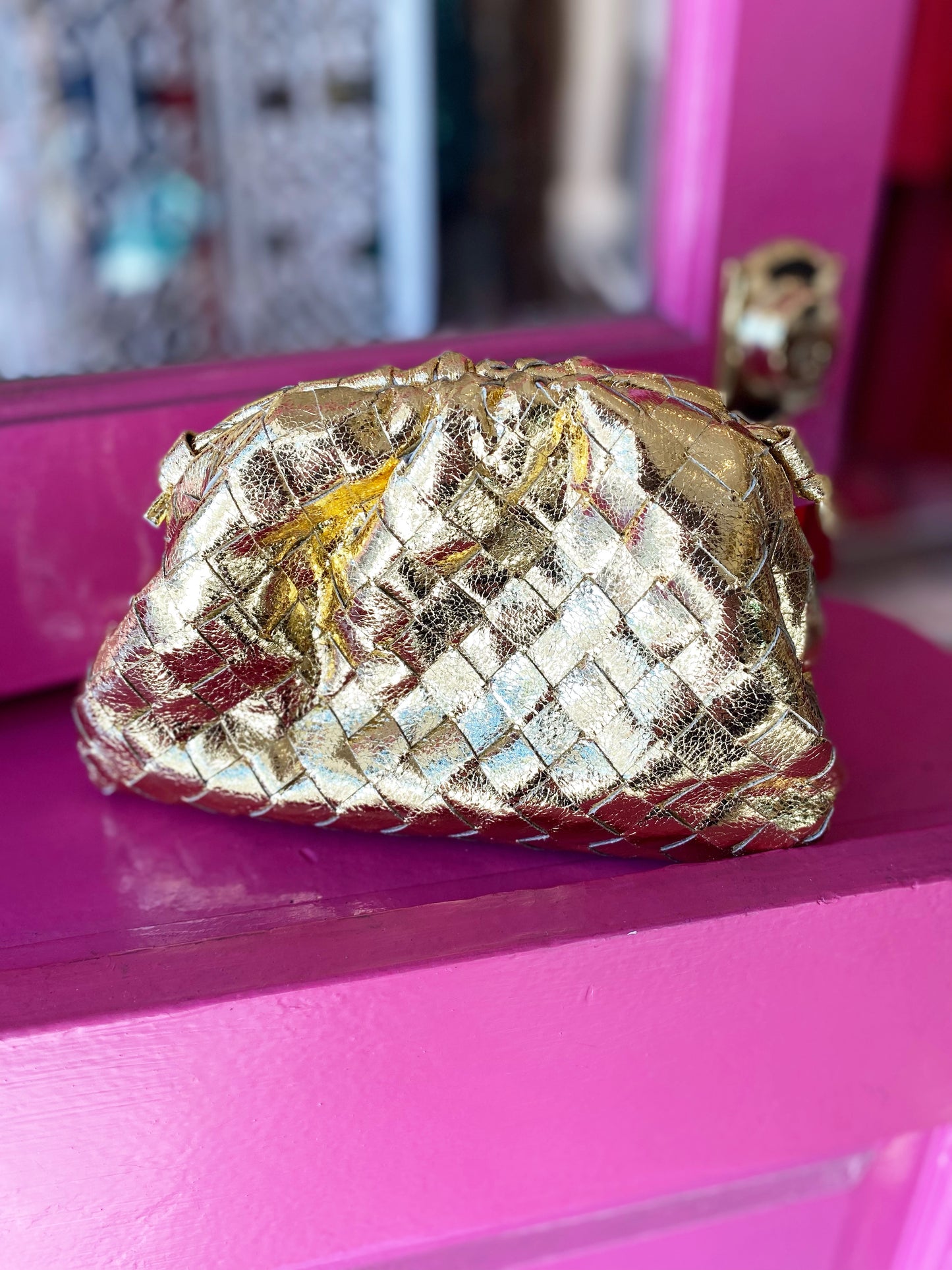 Golden Woven Mini