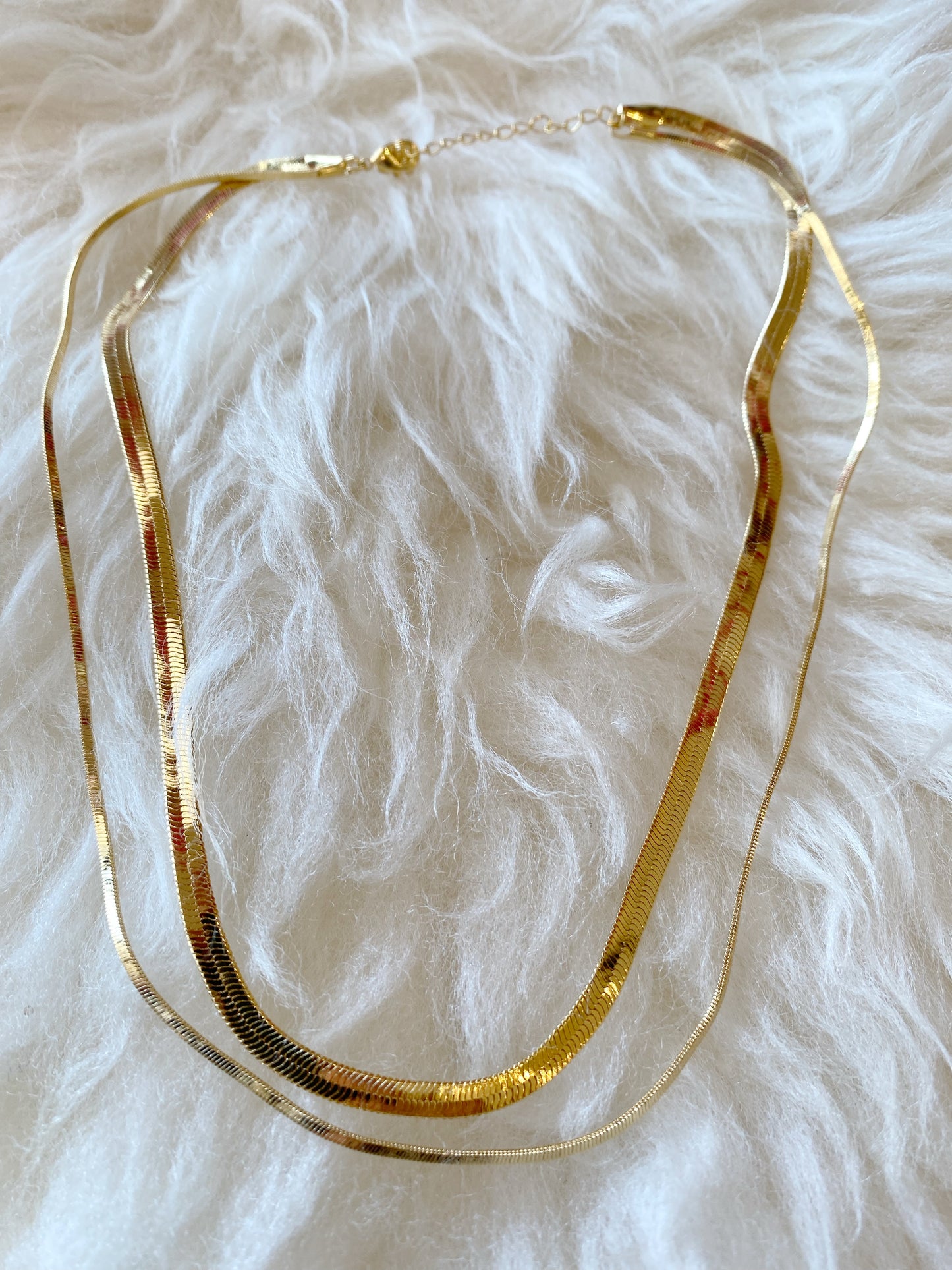 Double Herringbone Necklace