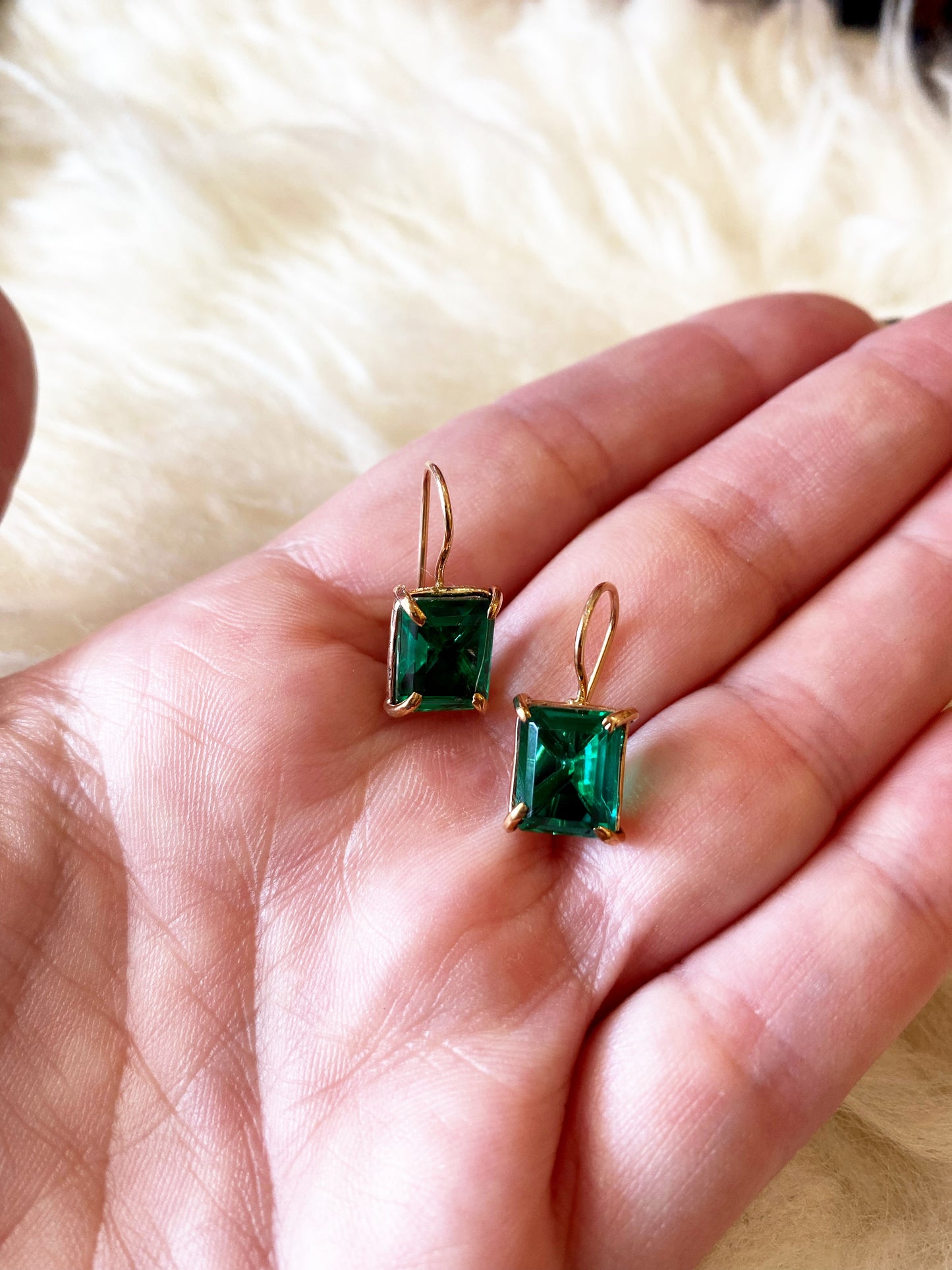 Gio GF Emerald Earring
