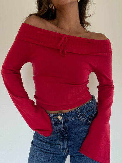 Lana Off Shoulder Sweater