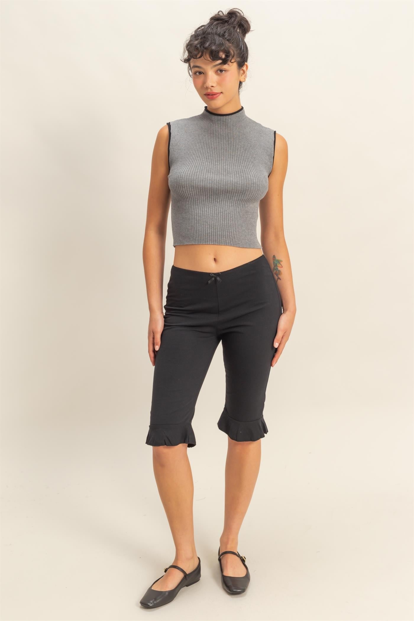 Mock Rib Contrast Tank