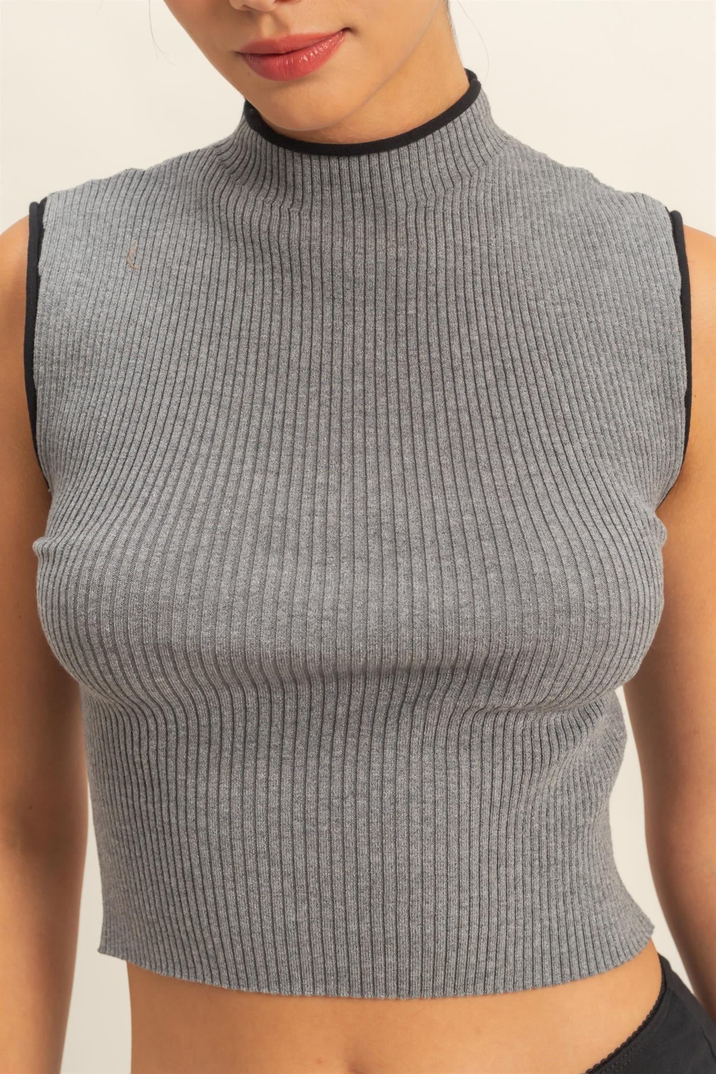Mock Rib Contrast Tank