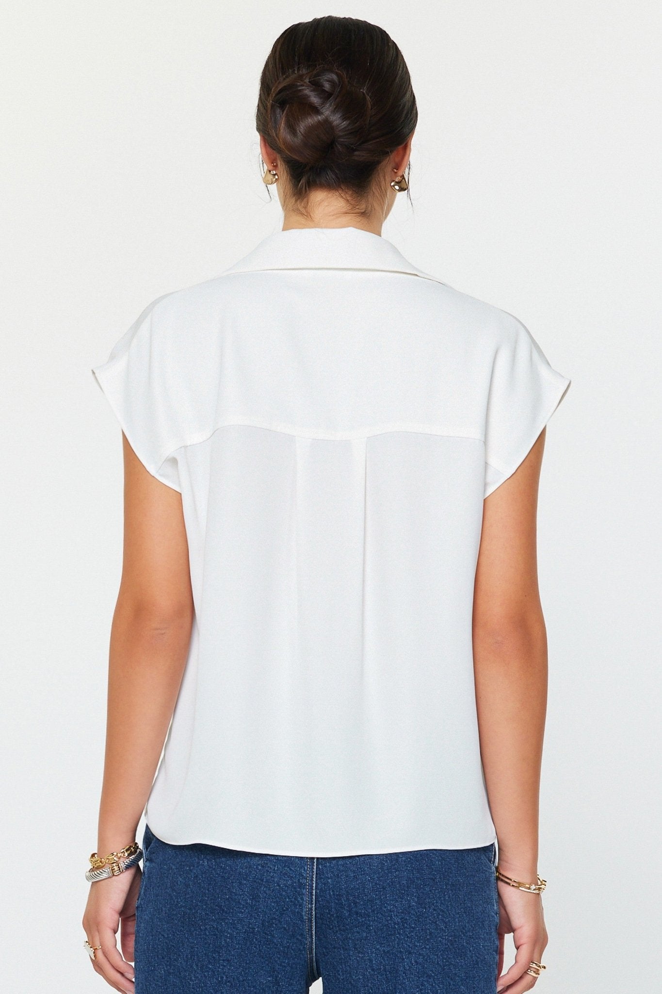 Classic Cap Sleeve Top - Polkadots & Moonbeams LAPolkadots & MoonbeamsBlackXSClassic Cap Sleeve Top
