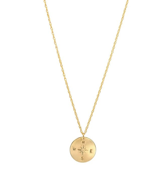 Compass Necklace - Polkadots & Moonbeams LAParadigm DesignCompass Necklace