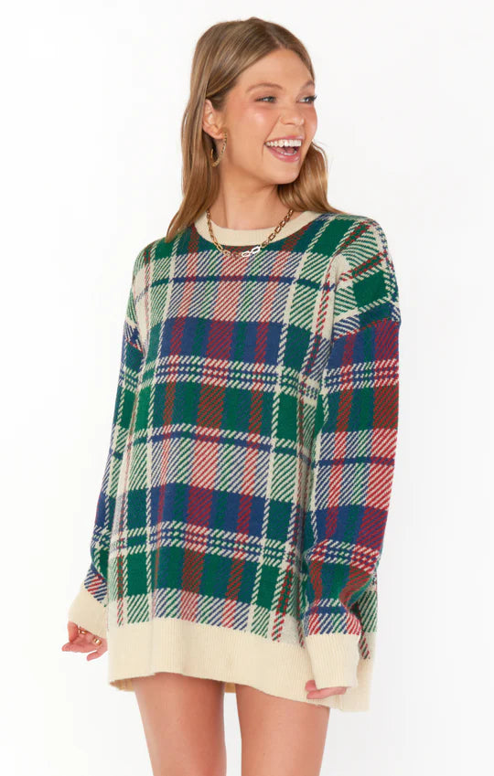 Embers Plaid Sweater