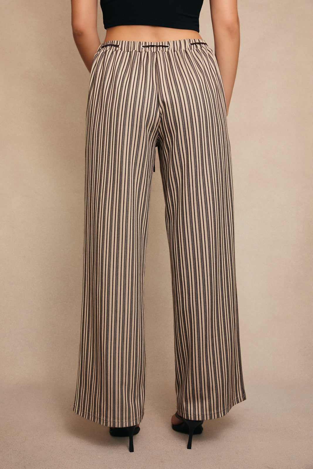 Eyelet Drawstring Pants