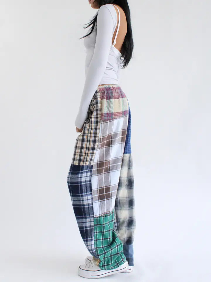 Pre-Order Flannel Upcycled Pants