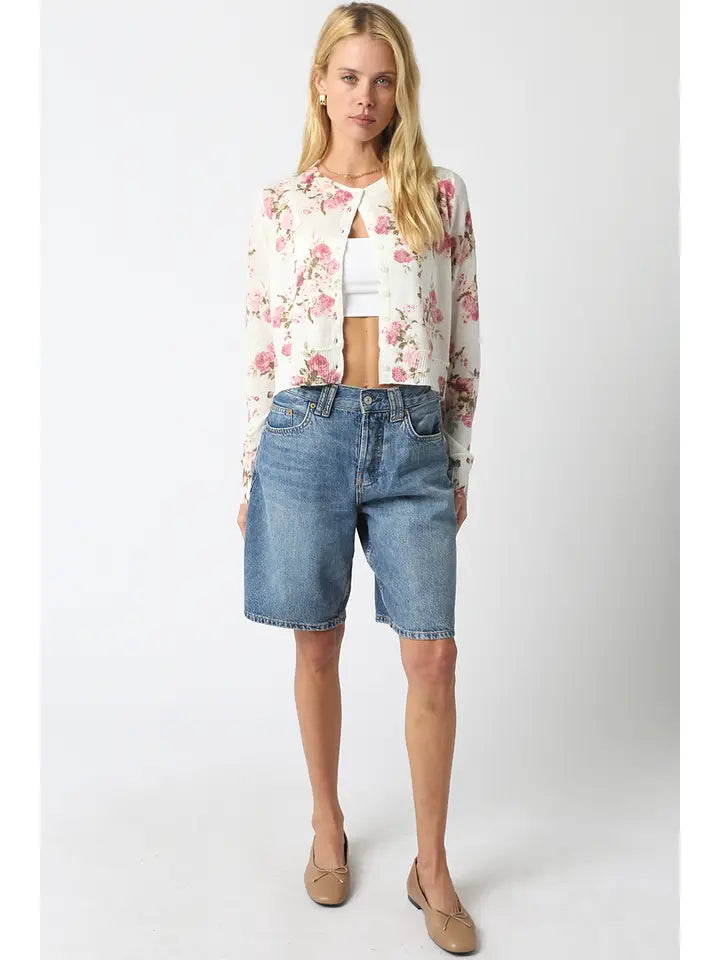 Hallie Floral Cardigan