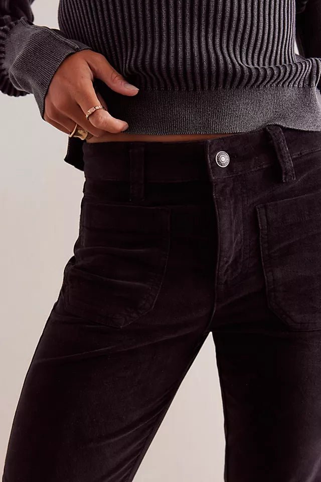 High Time Kick Flare - Polkadots & Moonbeams LAFree PeopleBlackCorduroy2High Time Kick Flare