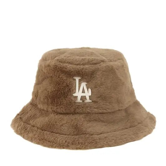 LA Fuzzy Bucket Hat - Polkadots & Moonbeams LAPolkadots & MoonbeamsWhiteLA Fuzzy Bucket Hat
