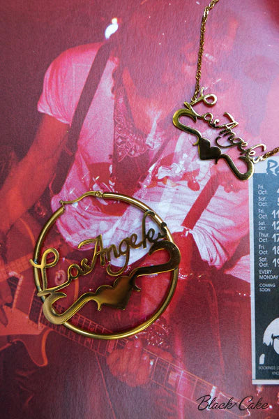 Los Angeles Nameplate Necklace