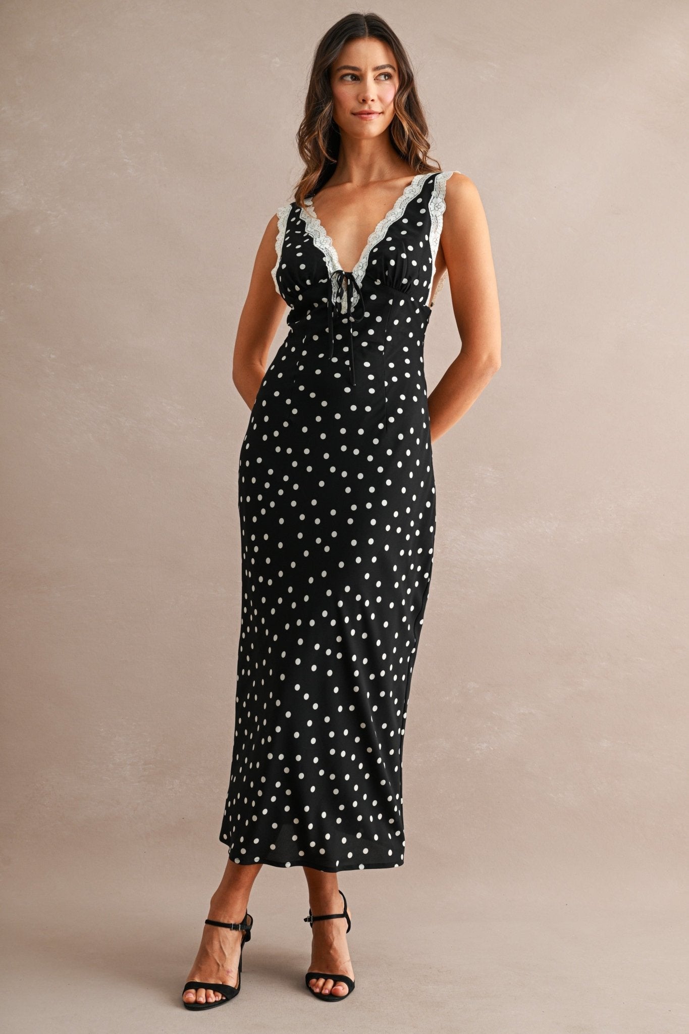 Lace Polkadots Maxi – Polkadots & Moonbeams