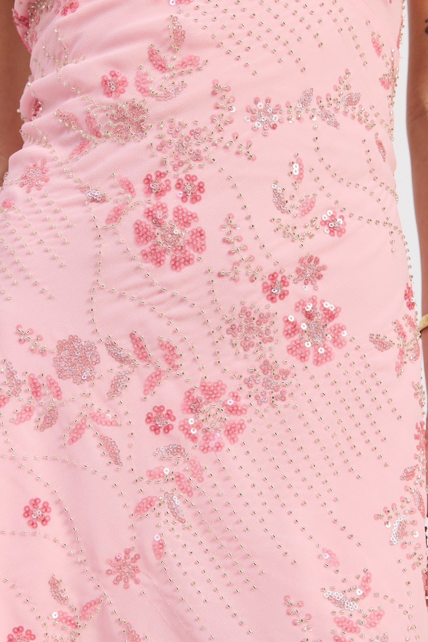 Paris Beaded Mini Dress - Polkadots & Moonbeams LAPolkadots & MoonbeamsPinkSParis Beaded Mini Dress