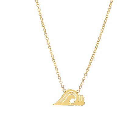 Pipeline Wave Necklace - Polkadots & Moonbeams LACaitlin Nicole JewelryPipeline Wave Necklace