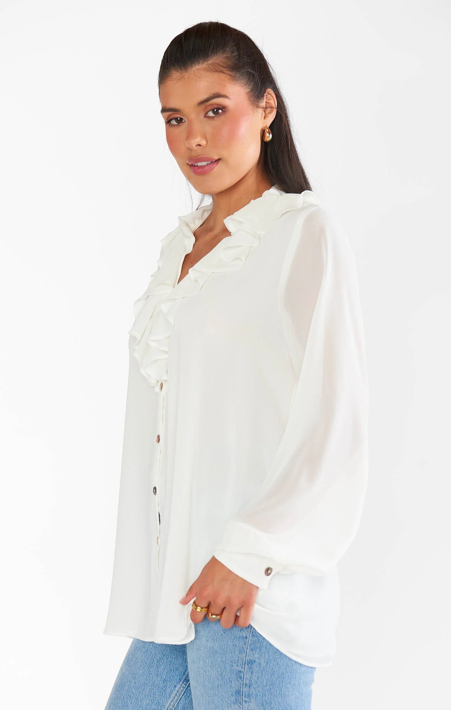Suki Ruffle Top