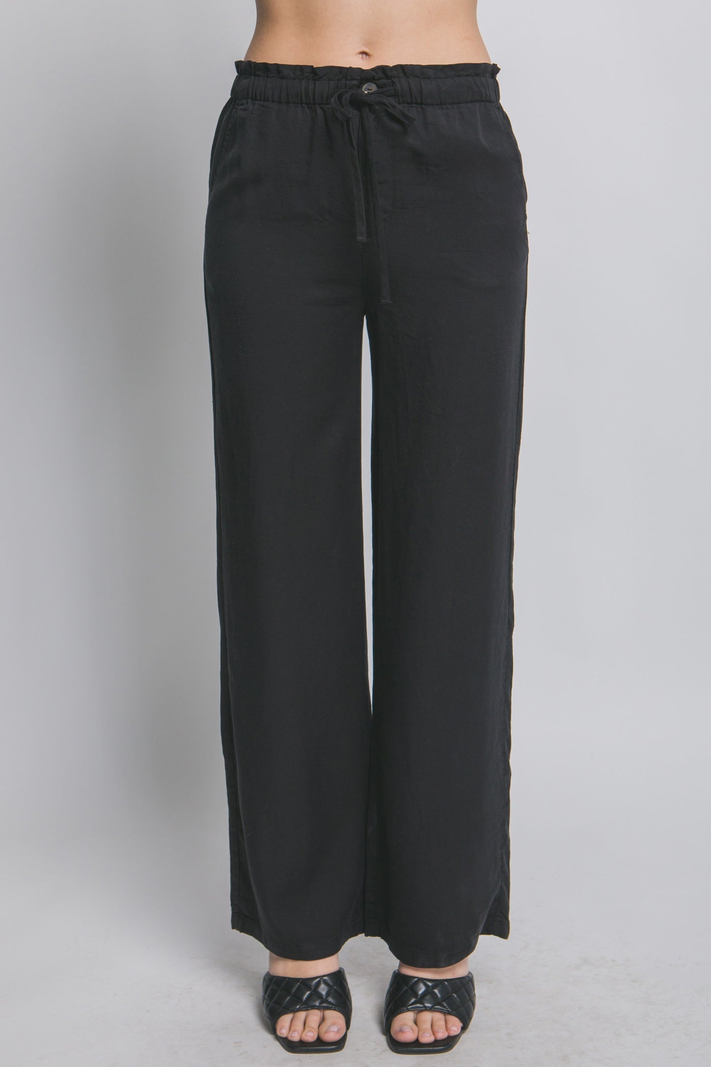 Tencel Drawstring Pants