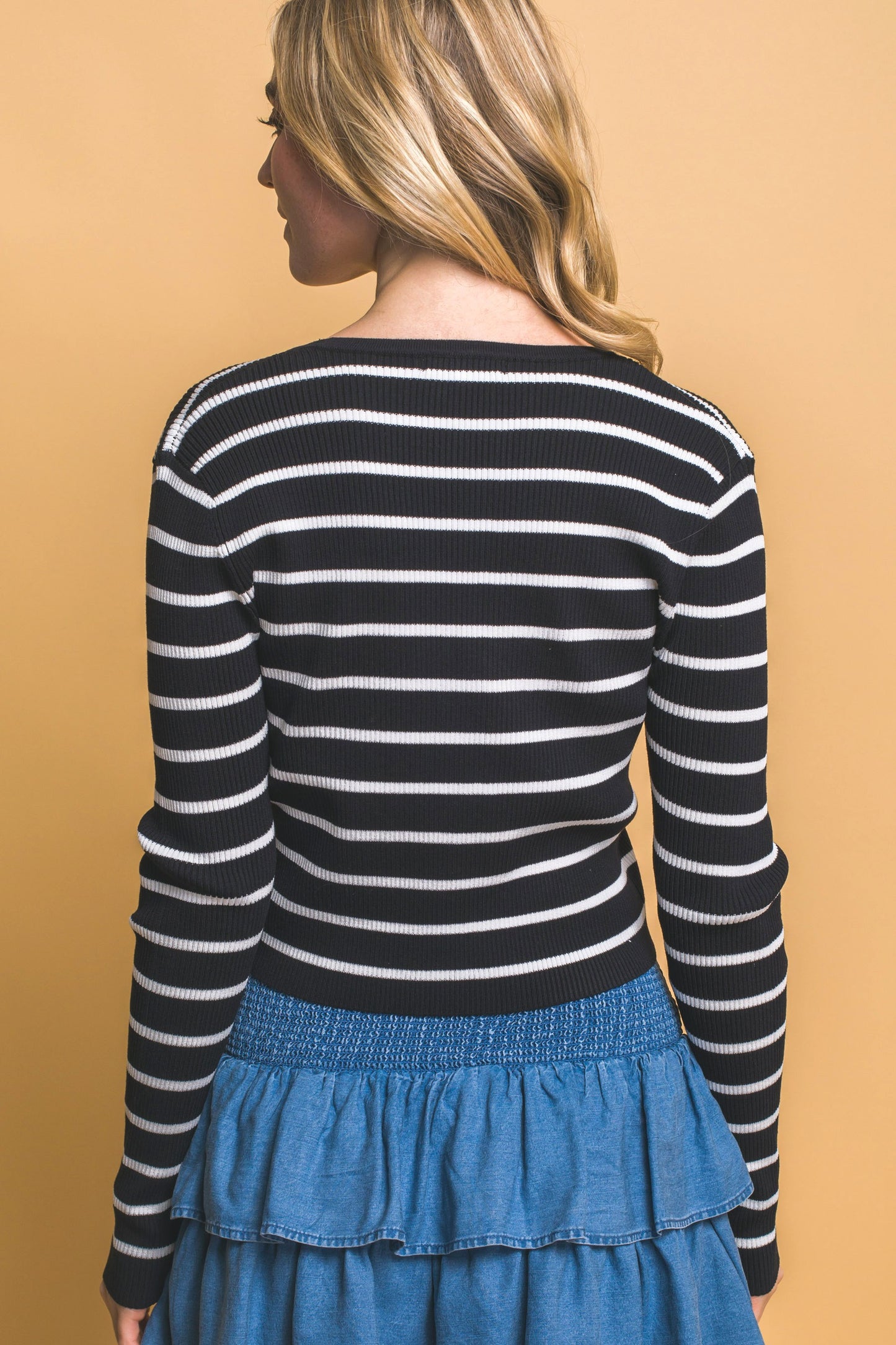 Tie Stripe Top