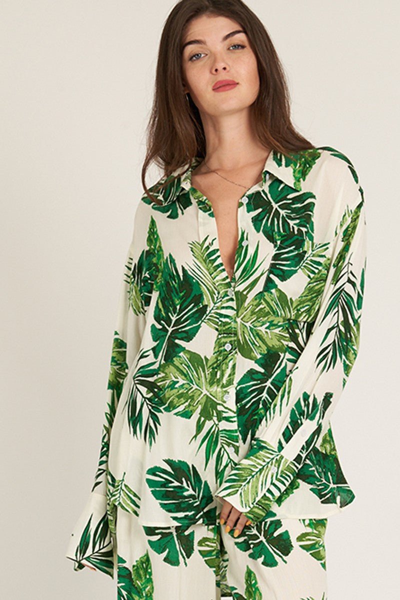 Tropics Button Down Top - Polkadots & Moonbeams LAPolkadots & MoonbeamsSTropics Button Down Top