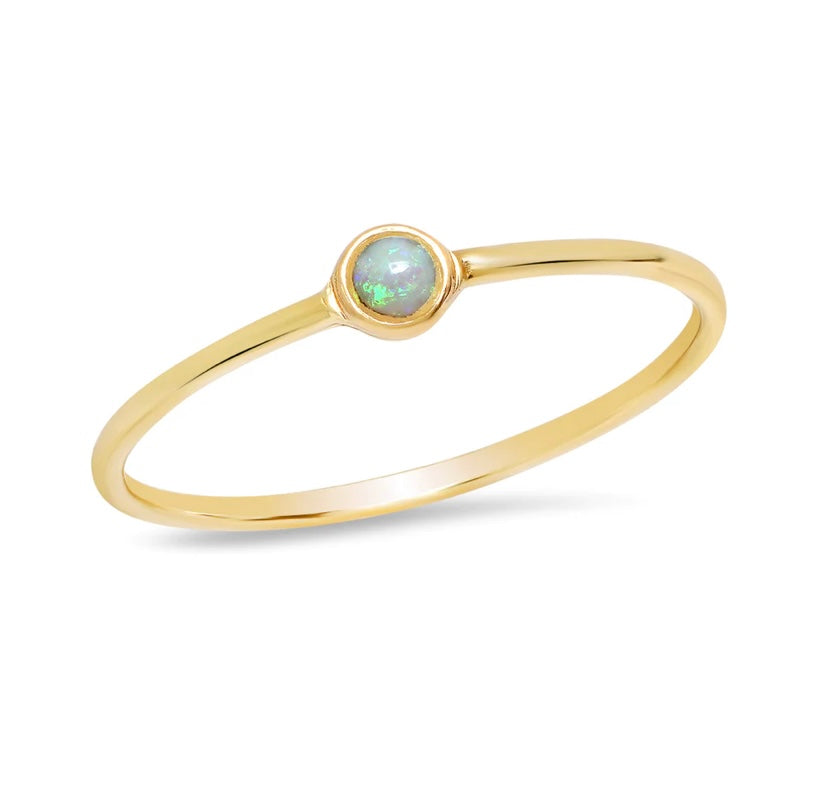 Dainty Opal Ring