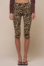 Leopard Capri Pants