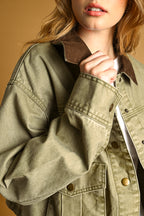 Contrast Utility Jacket