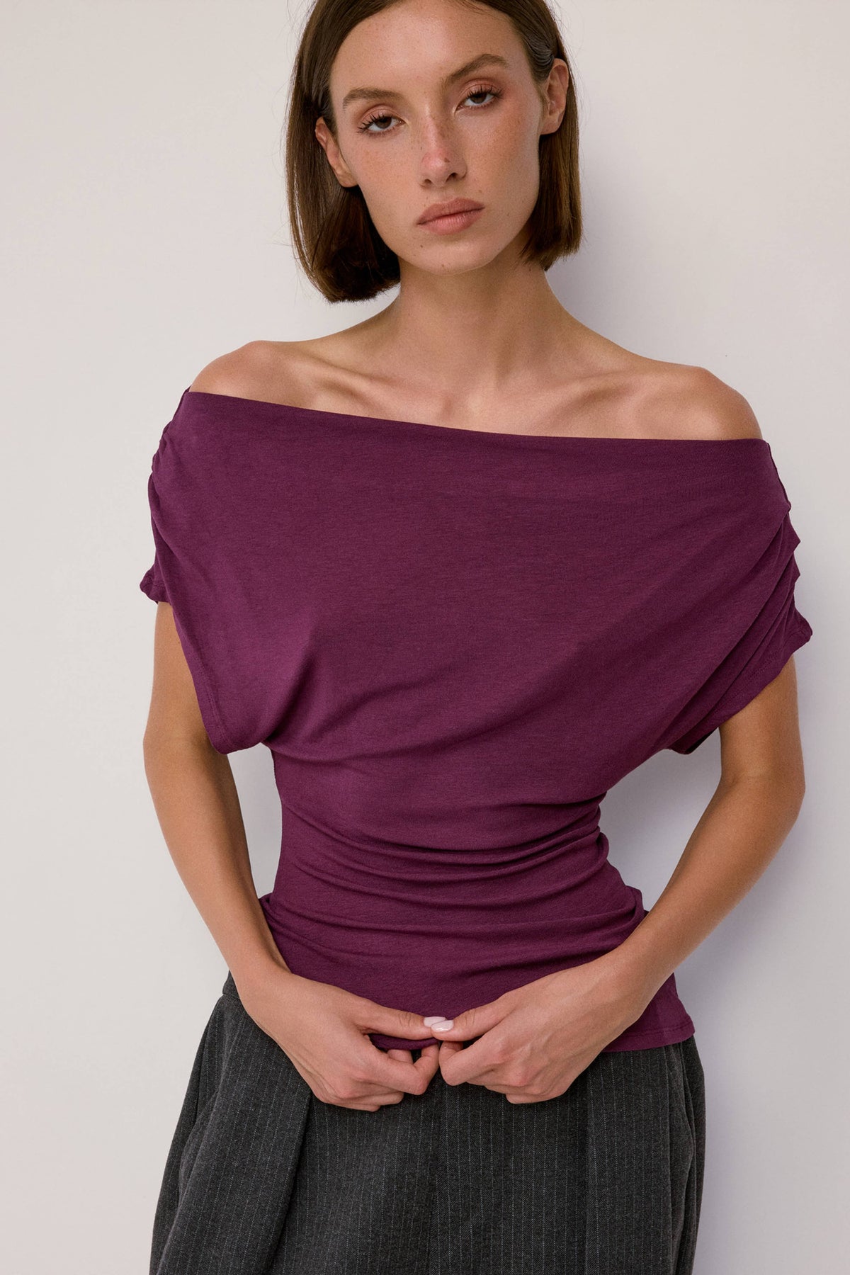 The Lennon Top | Off Shoulder Knit Top