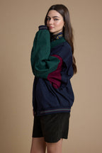 90's Varsity Colorblock Bomber