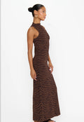 Shauna Maxi Dress Wild Tiger Knit