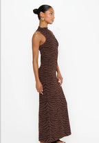 Shauna Maxi Dress Wild Tiger Knit