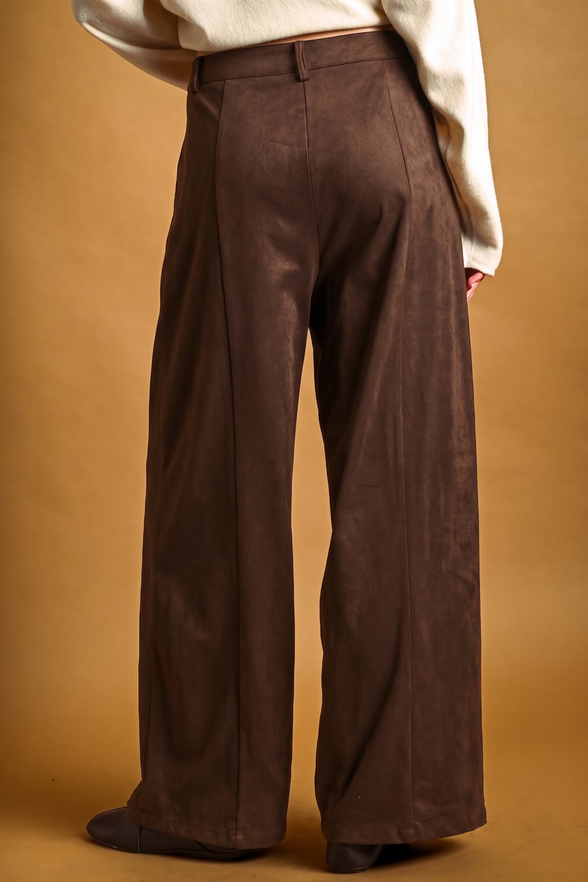 Faux Suede Pants