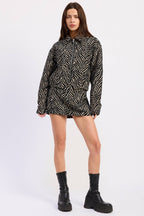 Zebra Zip Jacket