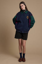 90's Varsity Colorblock Bomber