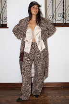 Zebra Trench Coat