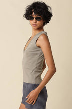 Kenny V-Neck Fitted Tank