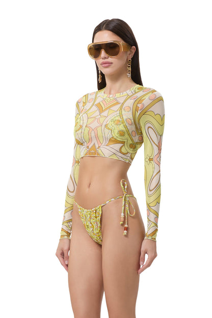 PRE-ORDER Hardin Top - Geo Scarf