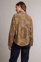Bandana Print Button-Up