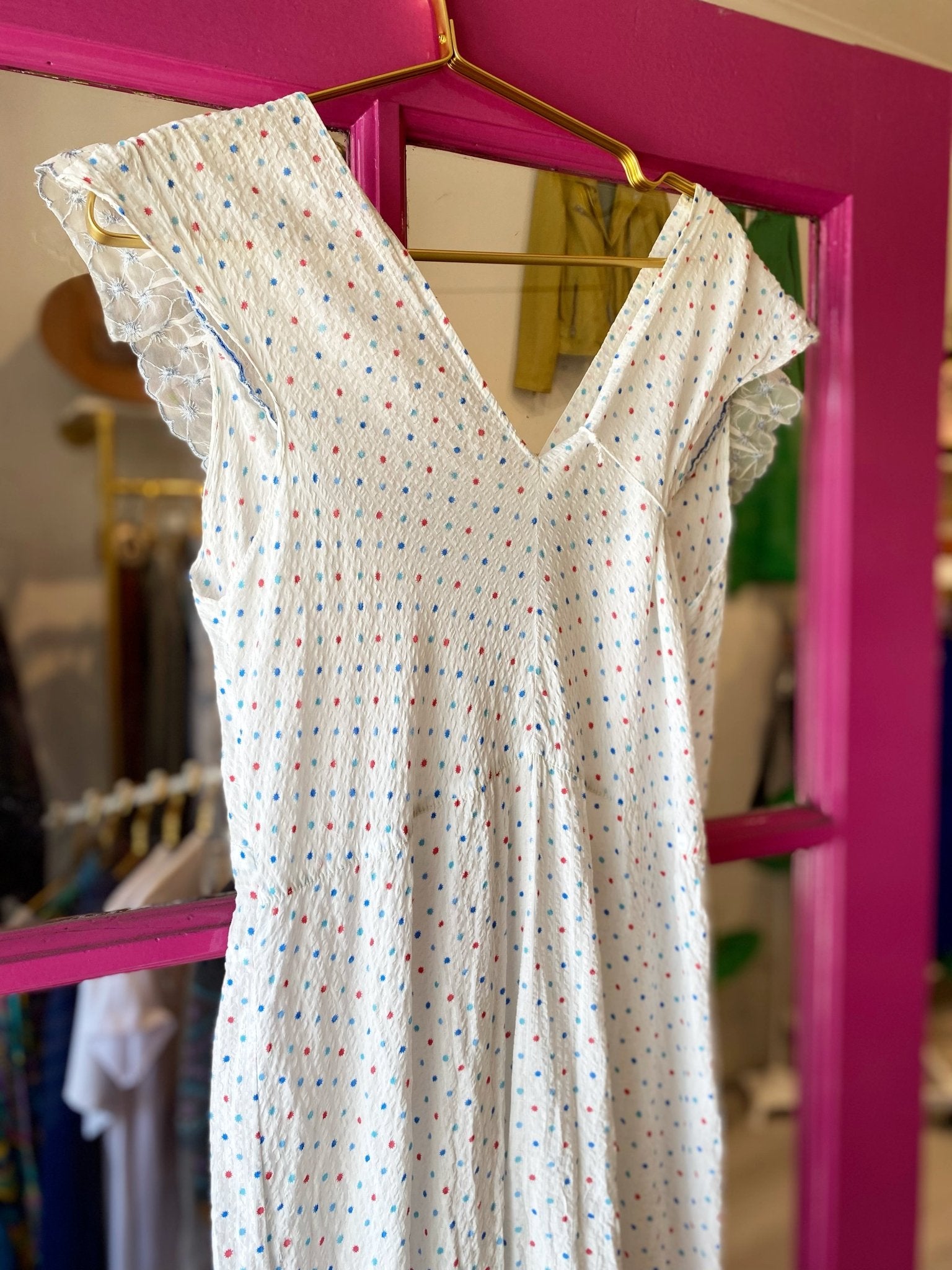 1940s Polkadots Slip Dress - Polkadots & Moonbeams LACaitlin Nicole1940s Polkadots Slip Dress