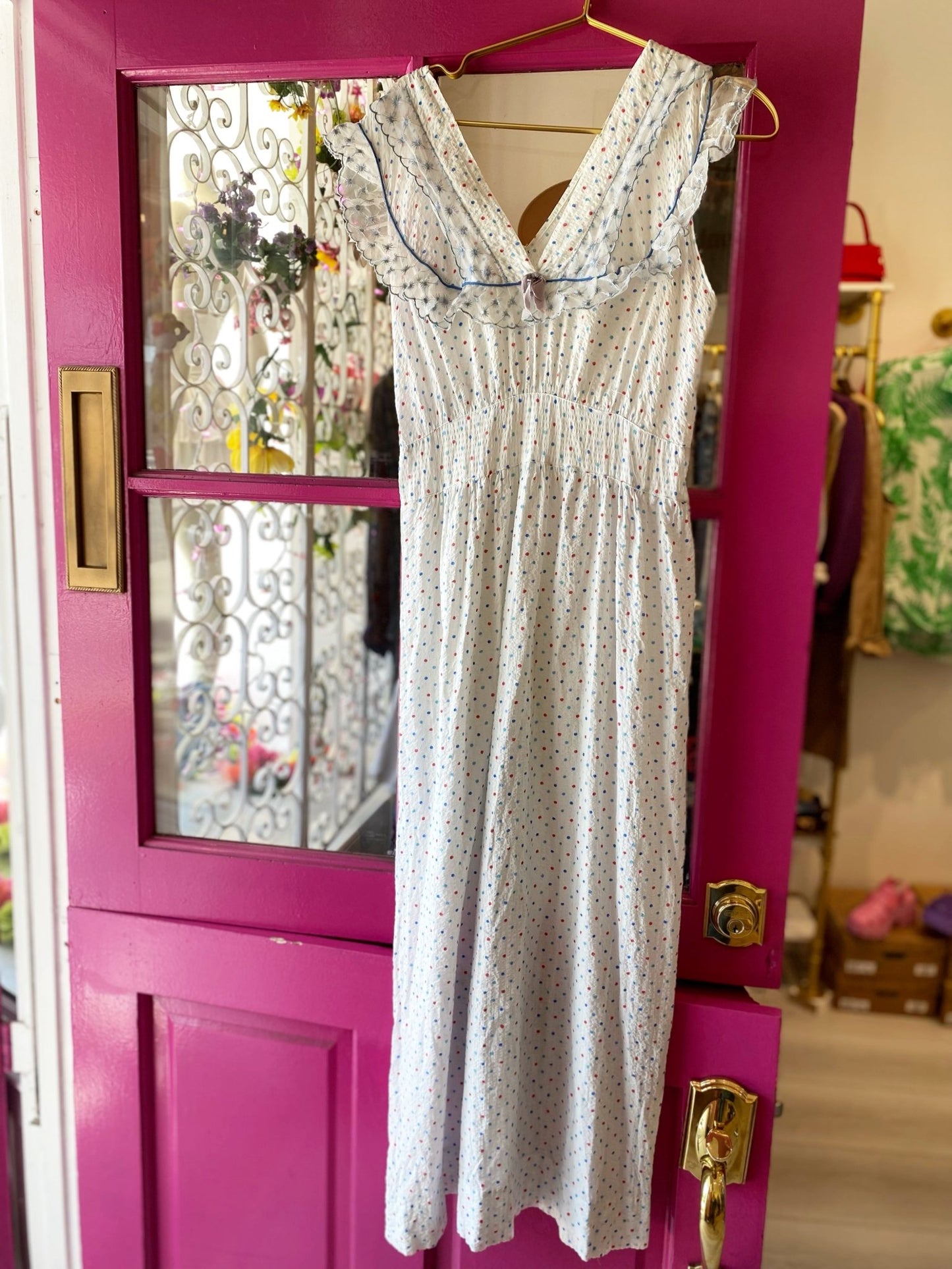 1940s Polkadots Slip Dress - Polkadots & Moonbeams LACaitlin Nicole1940s Polkadots Slip Dress