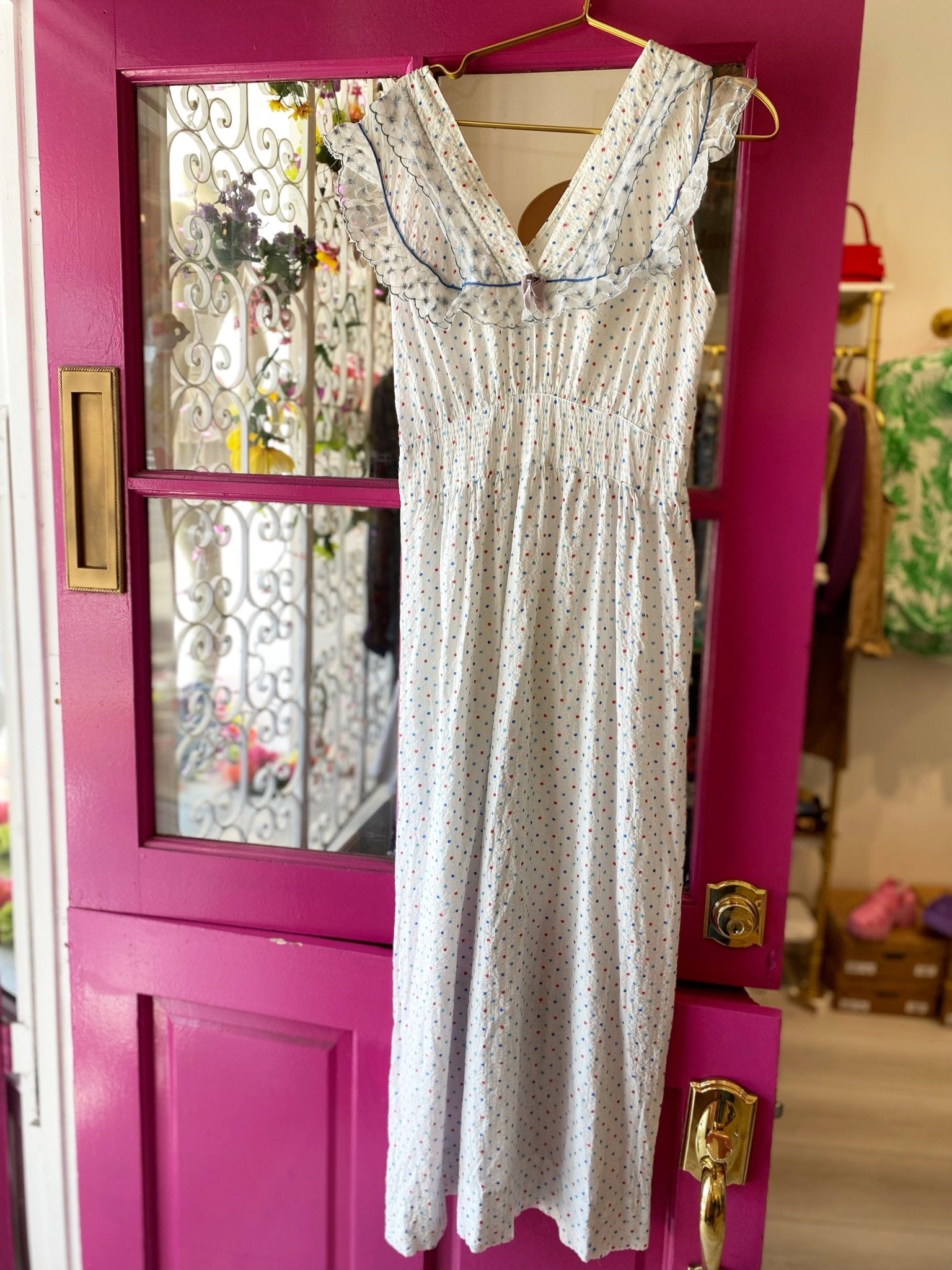 1940s Polkadots Slip Dress - Polkadots & Moonbeams LACaitlin Nicole1940s Polkadots Slip Dress