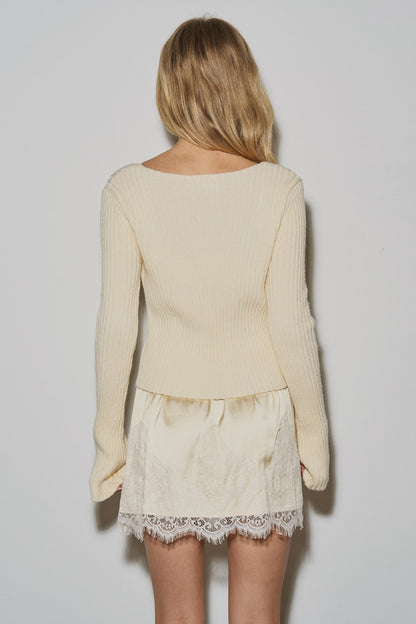 Rib Butter Cardigan