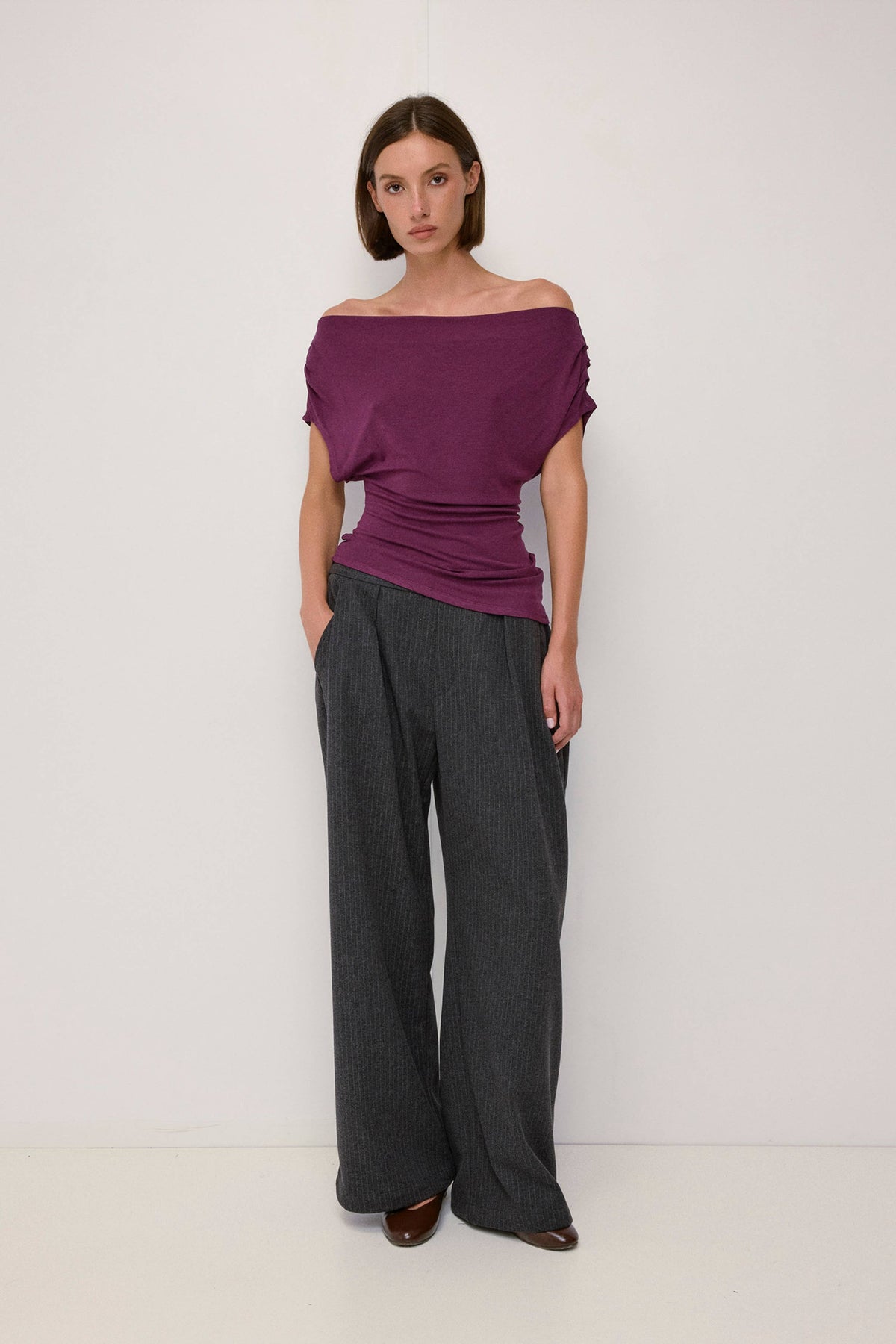 The Lennon Top | Off Shoulder Knit Top