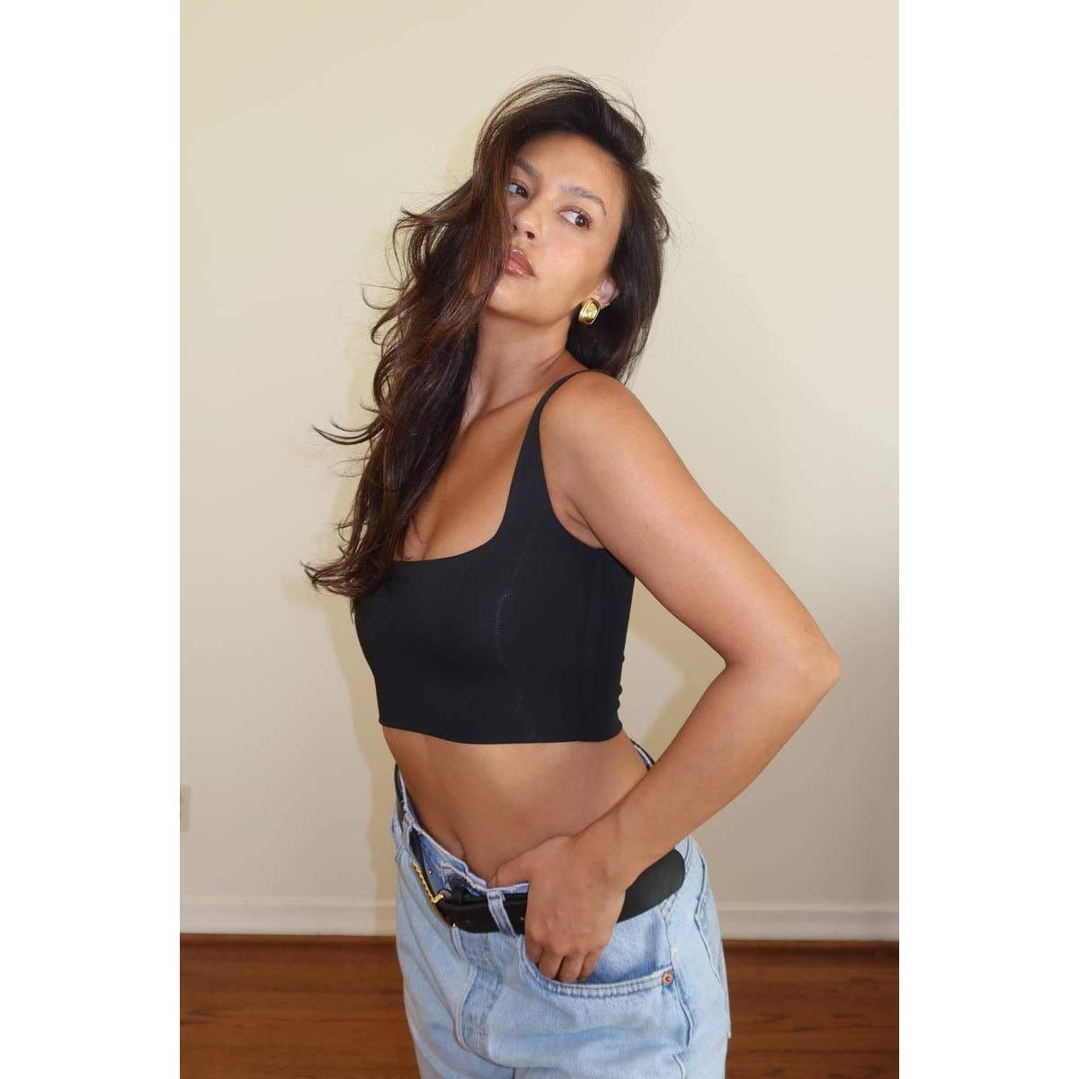 Double Layered Crop Tank